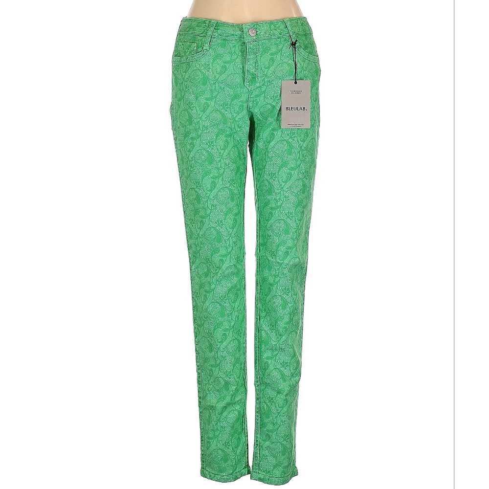 NWT Bleulab Reversible Skinny Jeans Blue Green size 27
